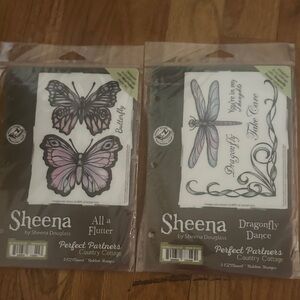 Sheena Douglass Butterfly and Dragonfly Stamps